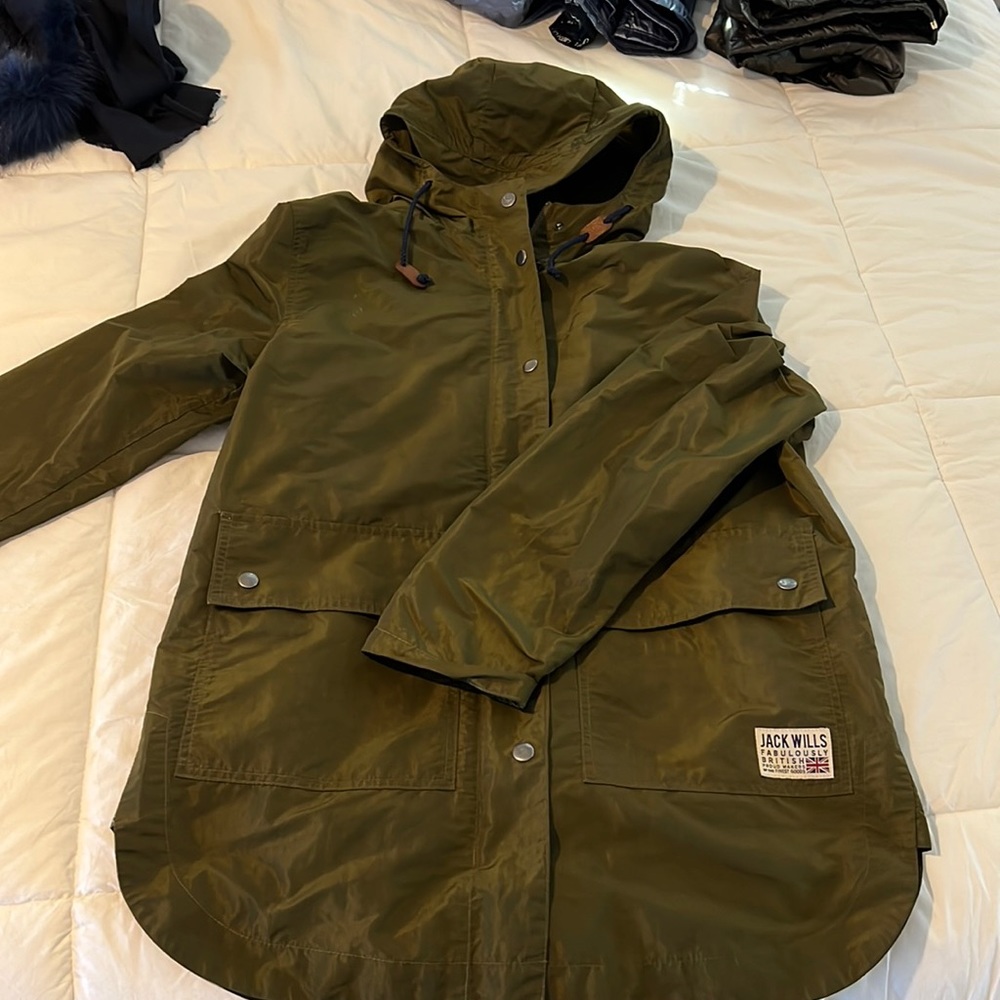Jack Wills mid length rain coat